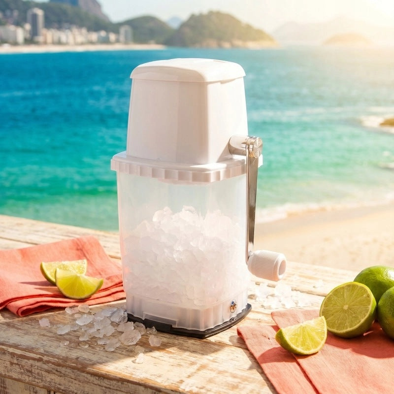 Manual Ice Crusher, Home, Stainless Steel Blades, Suction Cups Manufacturer code nb-bar0573
