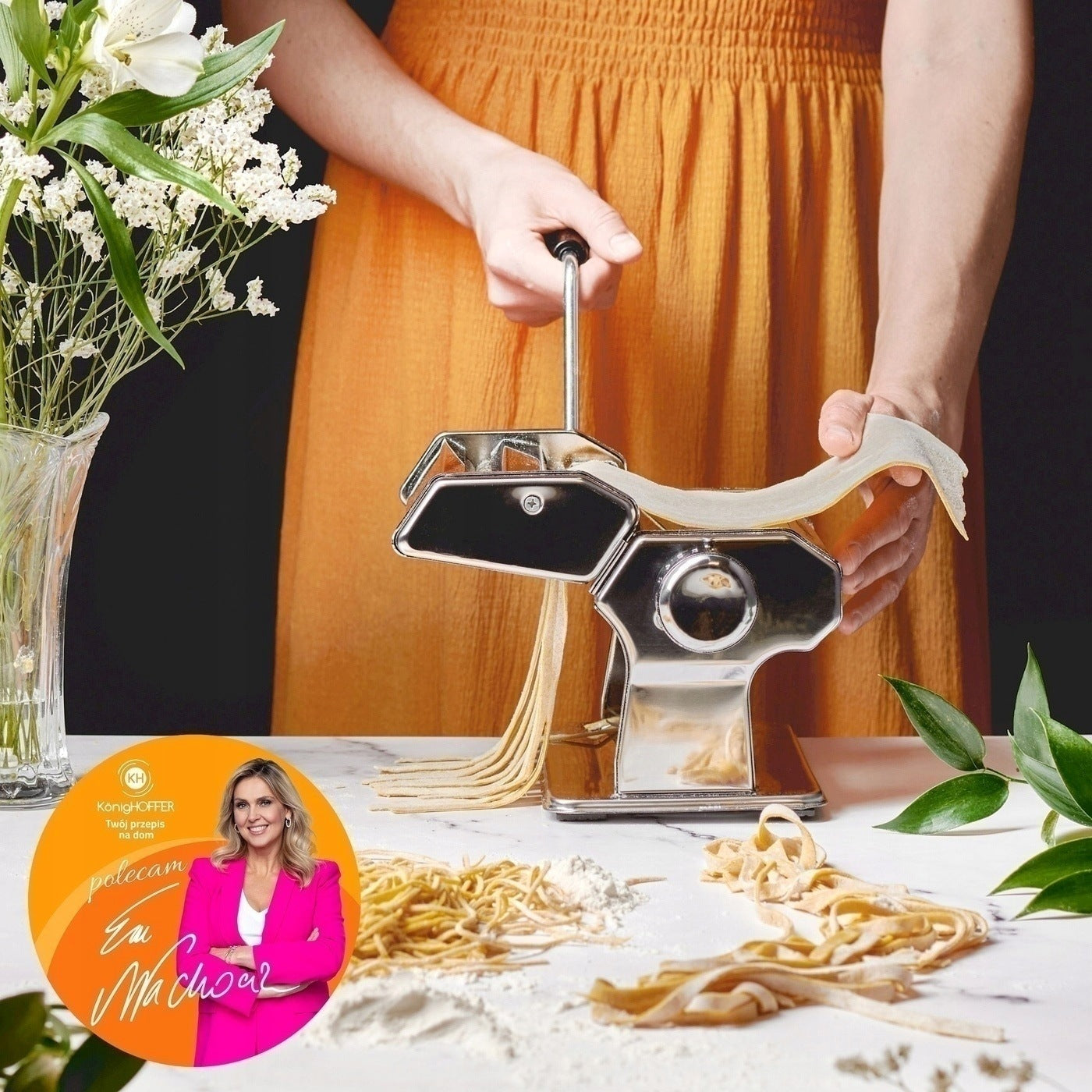 Manual PASTA MACHINE, RAVIOLI machine, stainless steel Paste Packaging status original