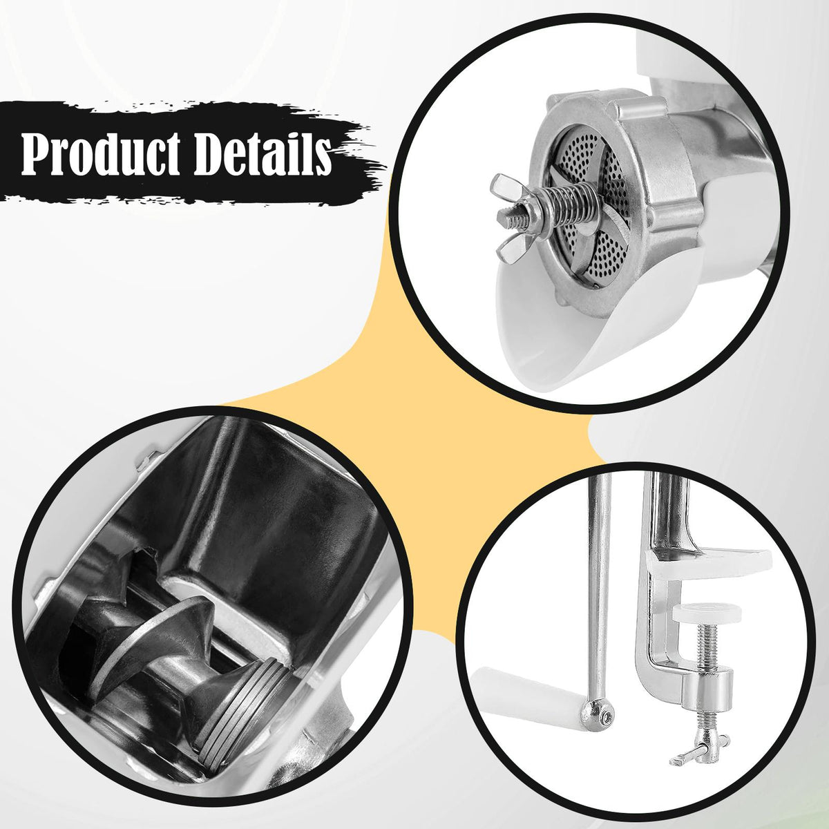 Manual Pet Food Kibble Machine Kibble Mill Ergonomic Handle Animal Food Packaging status original