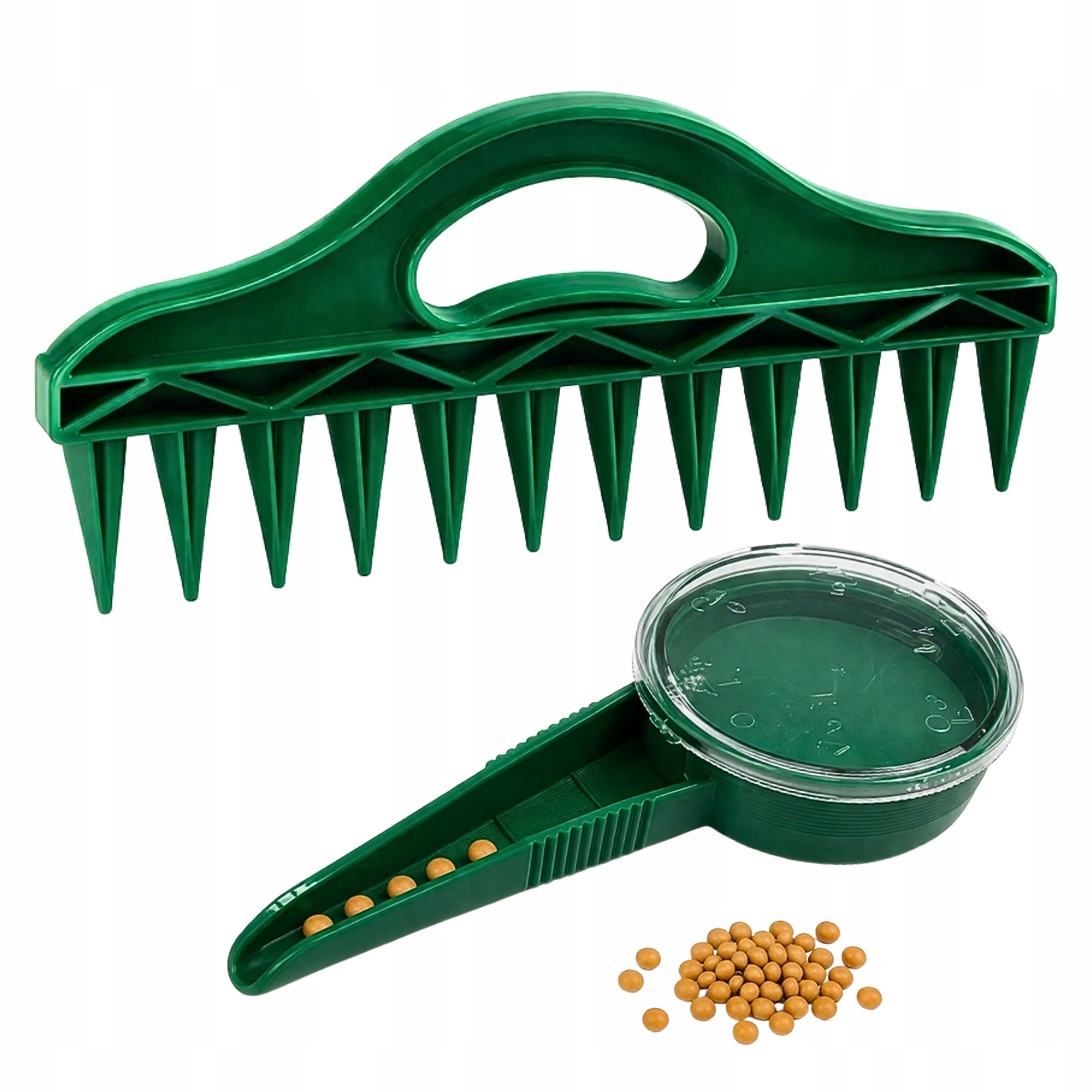 Manual Planter For 12 Holes Punch Garden Seeder Vegetables And Plants