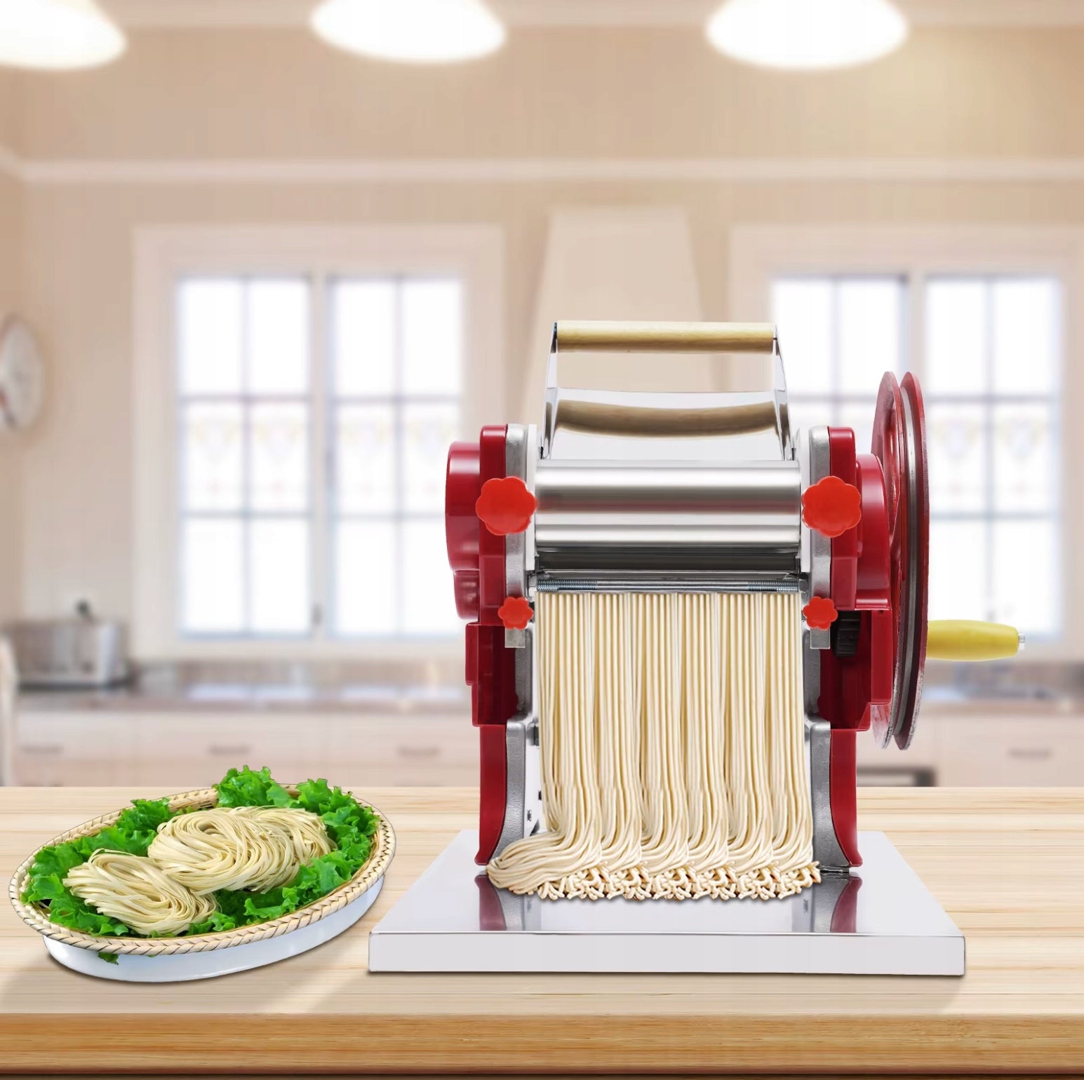 Manual Stainless Dumpling Cake Pasta Roller Machine Manufacturer code p0wałkownica