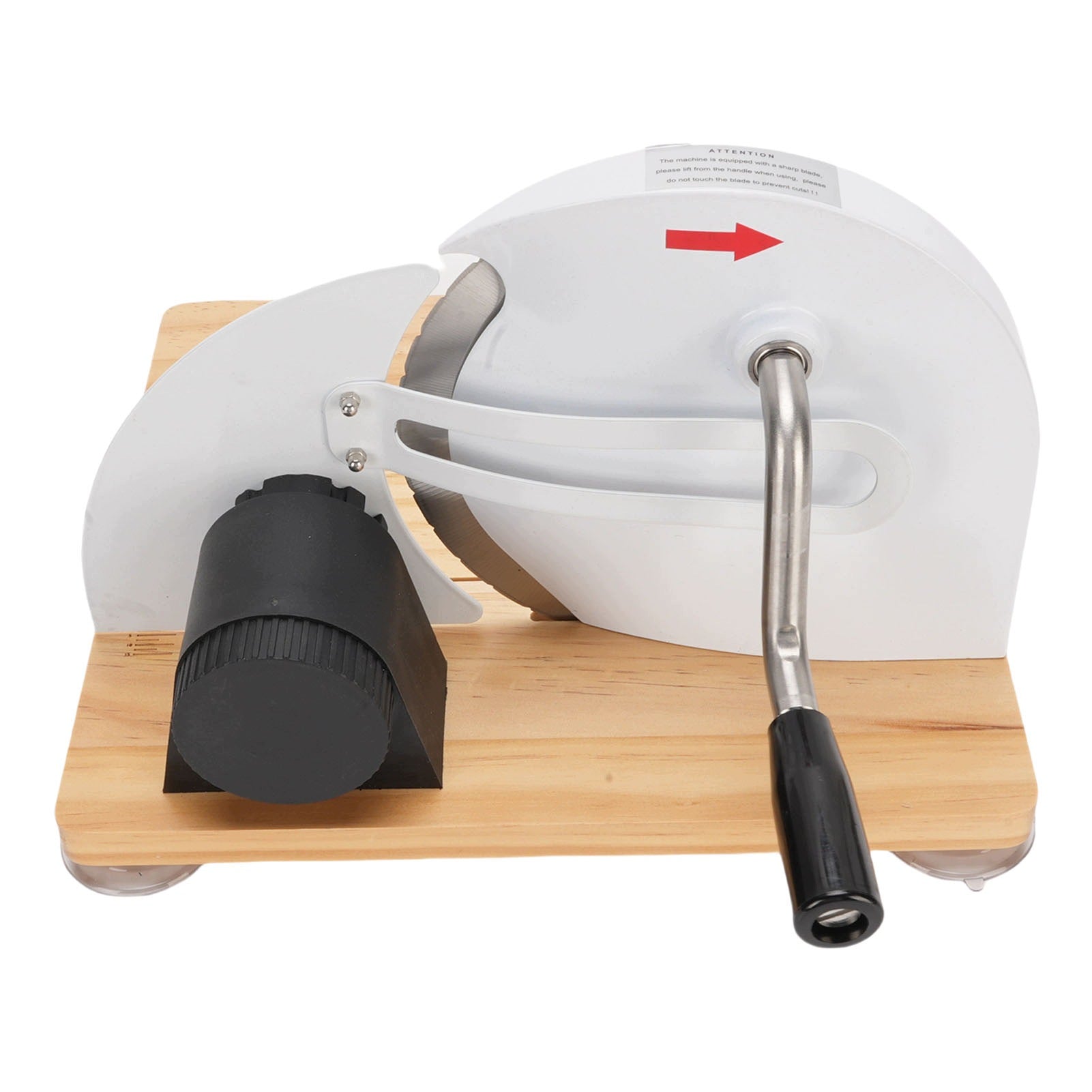 Manual bread slicer with suction cup base. Manual A0
