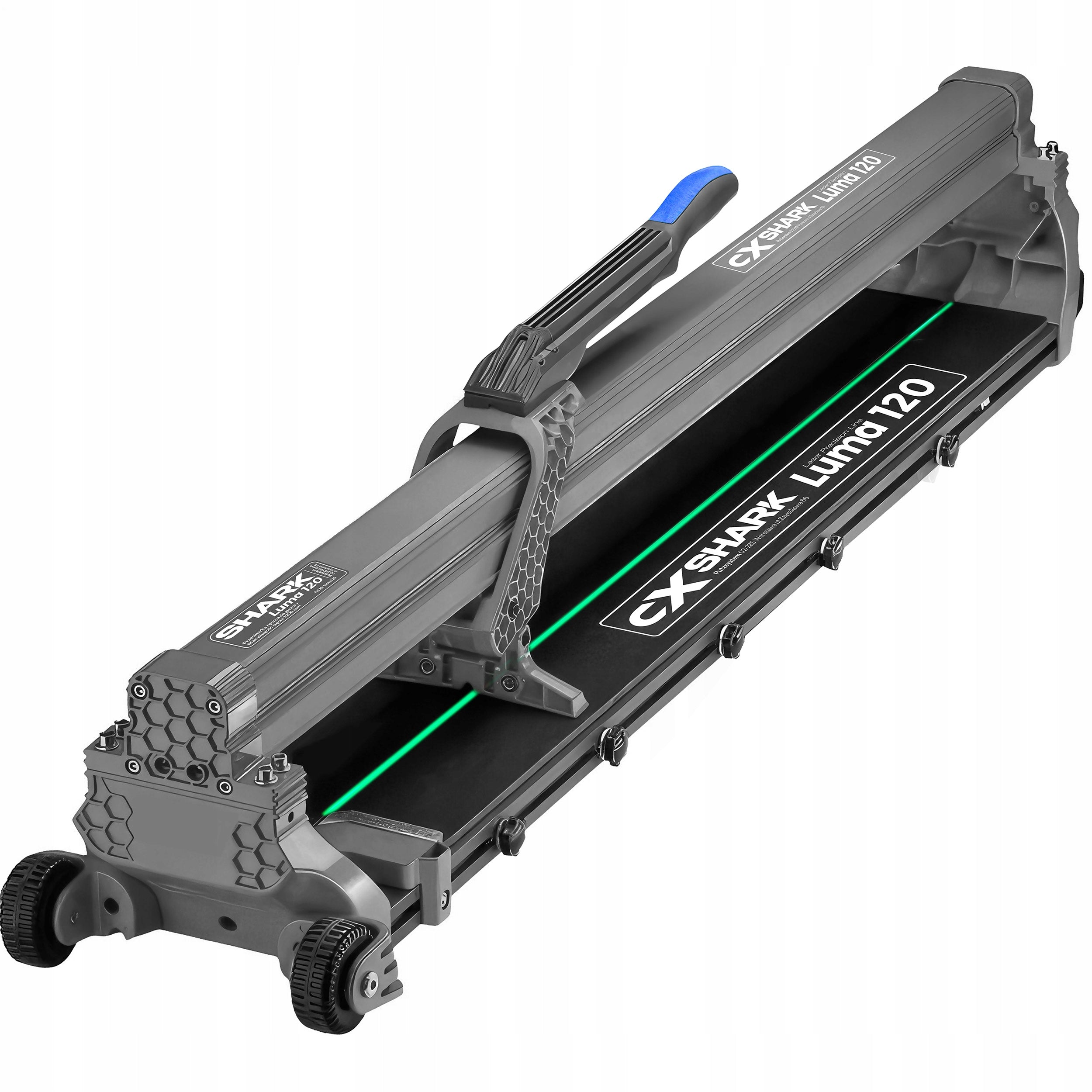 Manual stoneware tile cutter green laser Shark Luma 120 Packaging status original