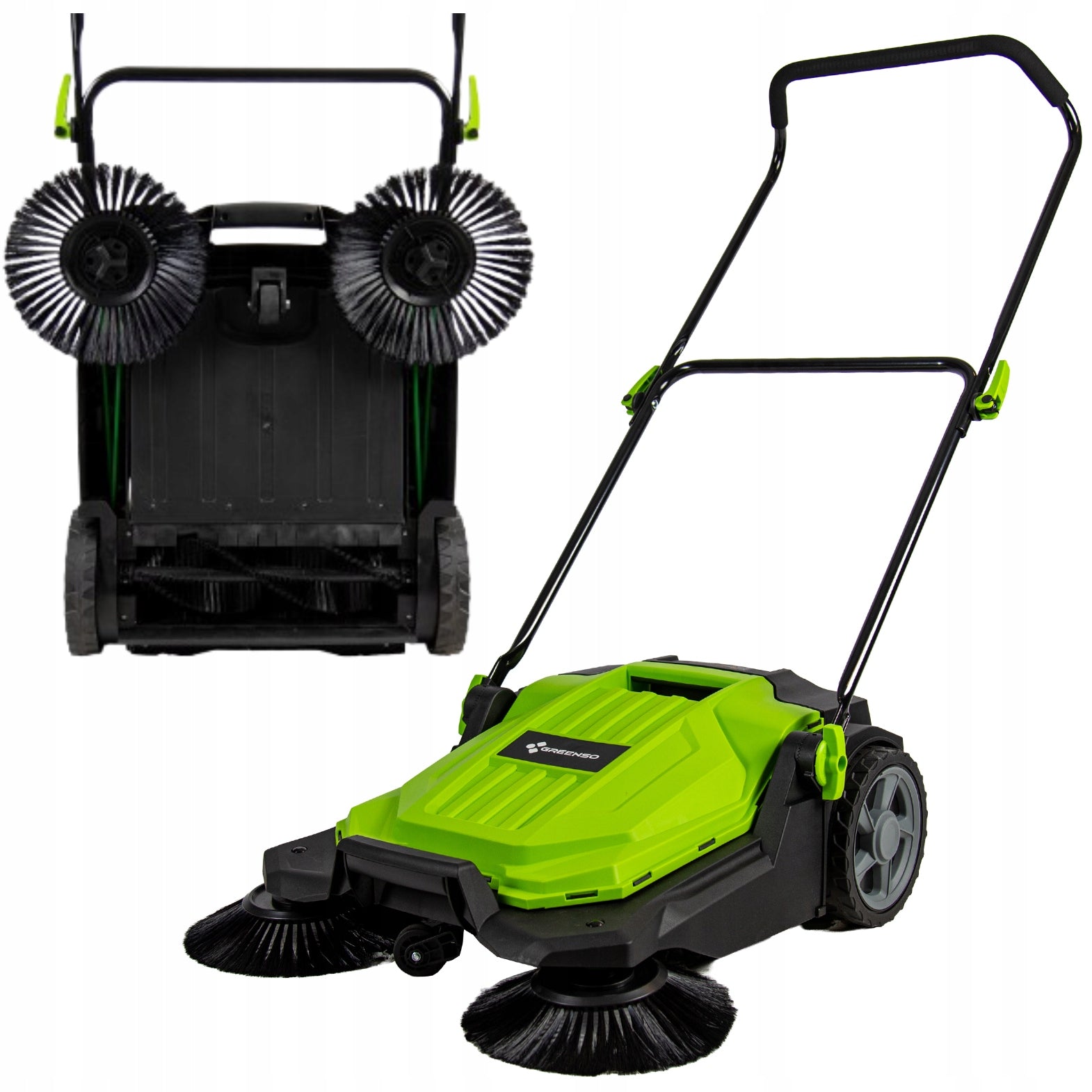 Manual sweeper for pavers of terrace driveway 65 cm GREENSO ZAR65 Packaging status original