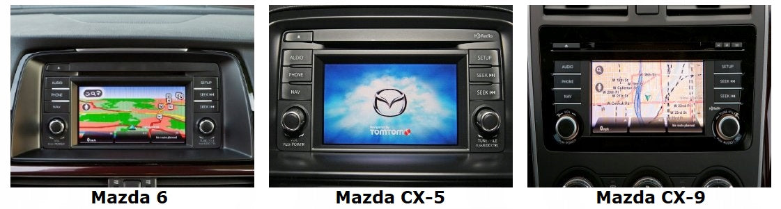 Map 11.75 MAZDA NB1 TomTom Card 6 CX-5 CX-9 Radar Europe LATEST 2026 Brand no brand