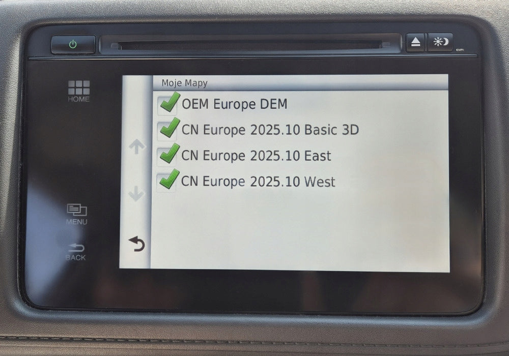 Map Honda Connect USB Civic CR-V HR-V Jazz LATEST 2025 Final - ONLINE Manufacturer code Honda Connect Garmin Here