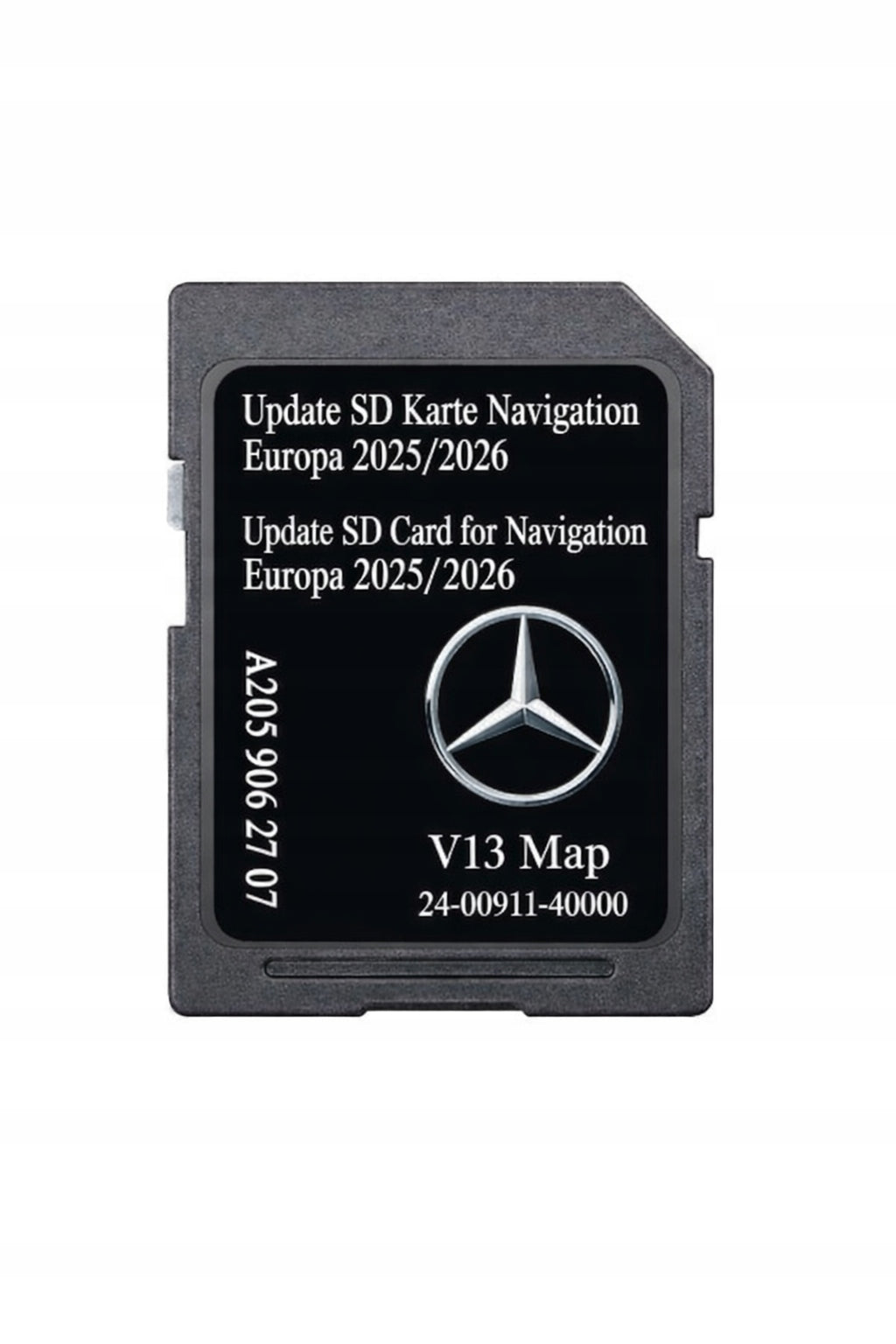 Map for navigation Europe Mercedes 2026 v13 NTG 5.5 SD memory card