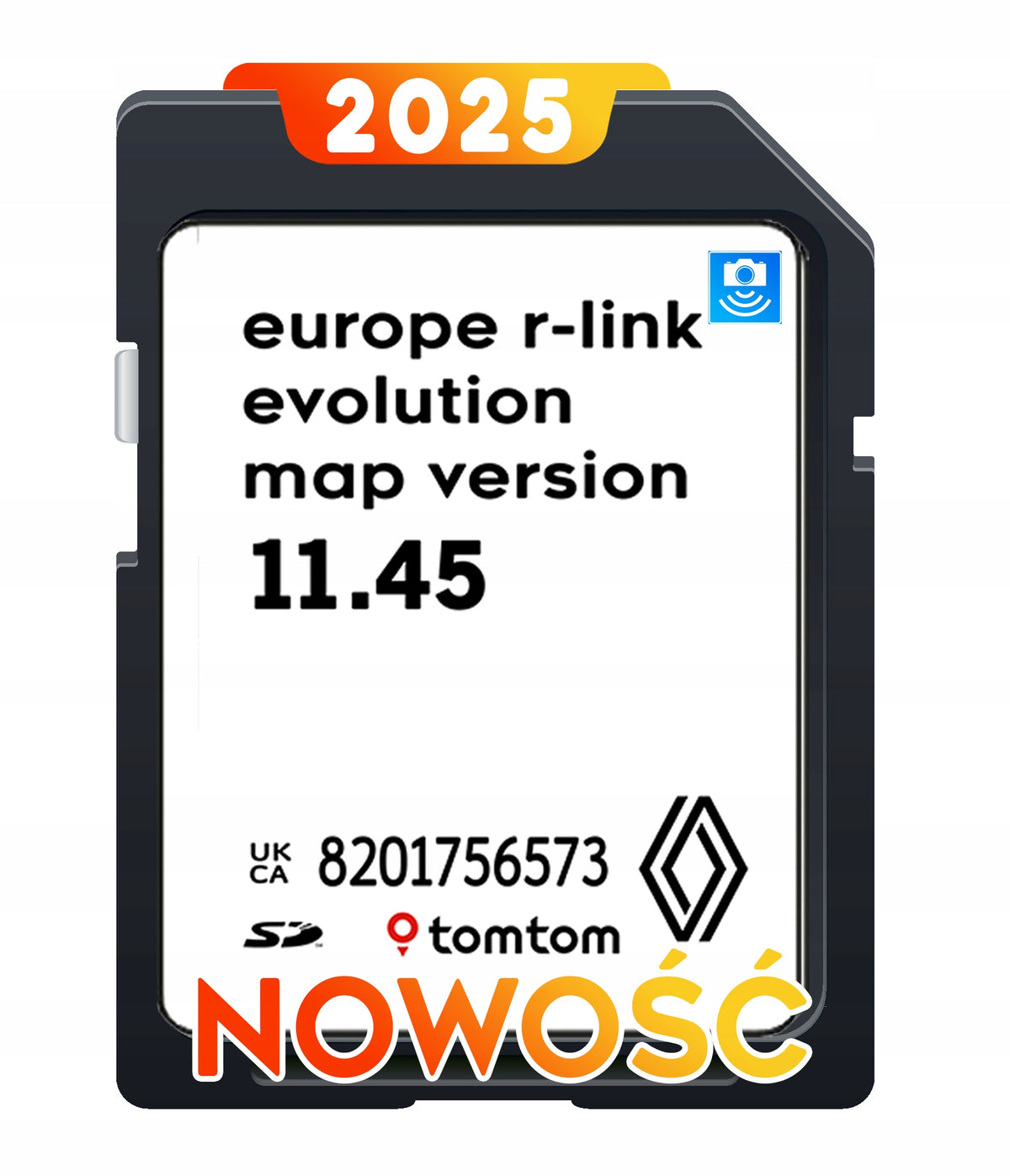 Map for navigation Europe Renault R-Link 2026 Model Clio IV Captur Megane Scenic Laguna,Master Kangoo