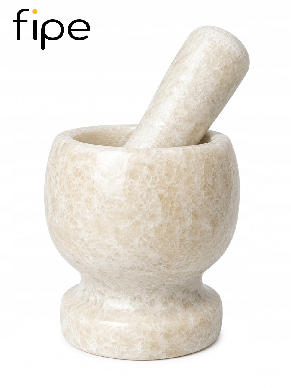 Marble Stone Mortar for Garlic Herb Spices Manufacturer code F-1722