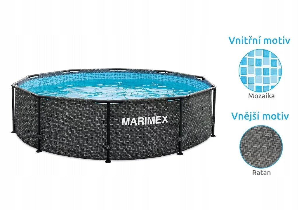 Marimex Bazén Florida 3,05x0,76 m bez příslušenství - motiv RATAN Brand Marimex