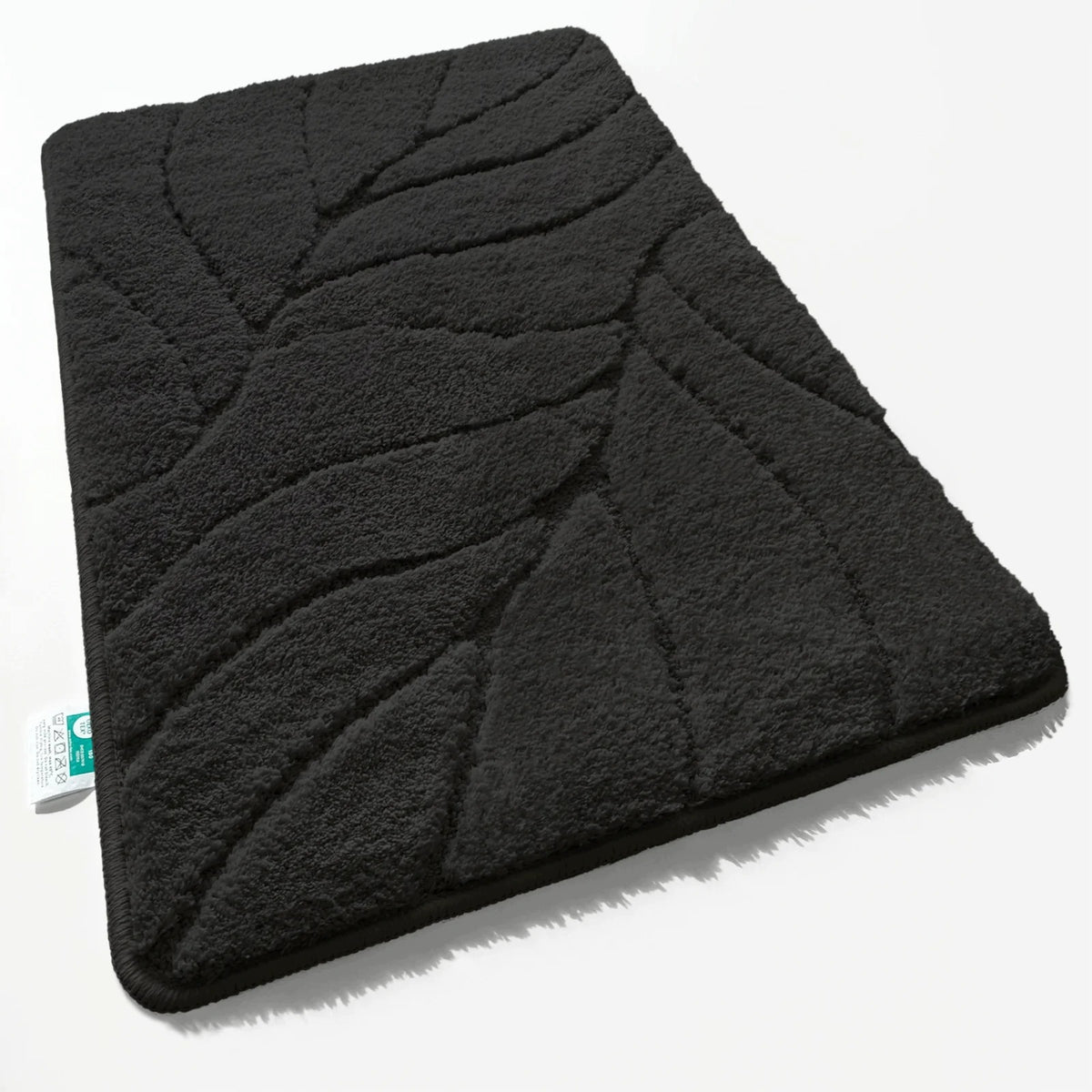 Maris Bath Mat Fluffy Bath Mat 40 x 60 cm Black
