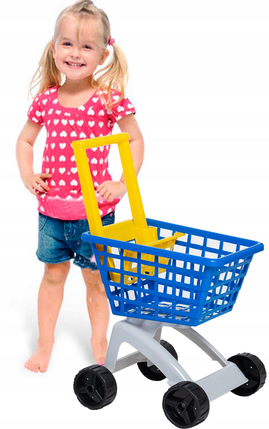 Market Toy Stroller Shop for Kids Pushing Blue Toy Packaging status original