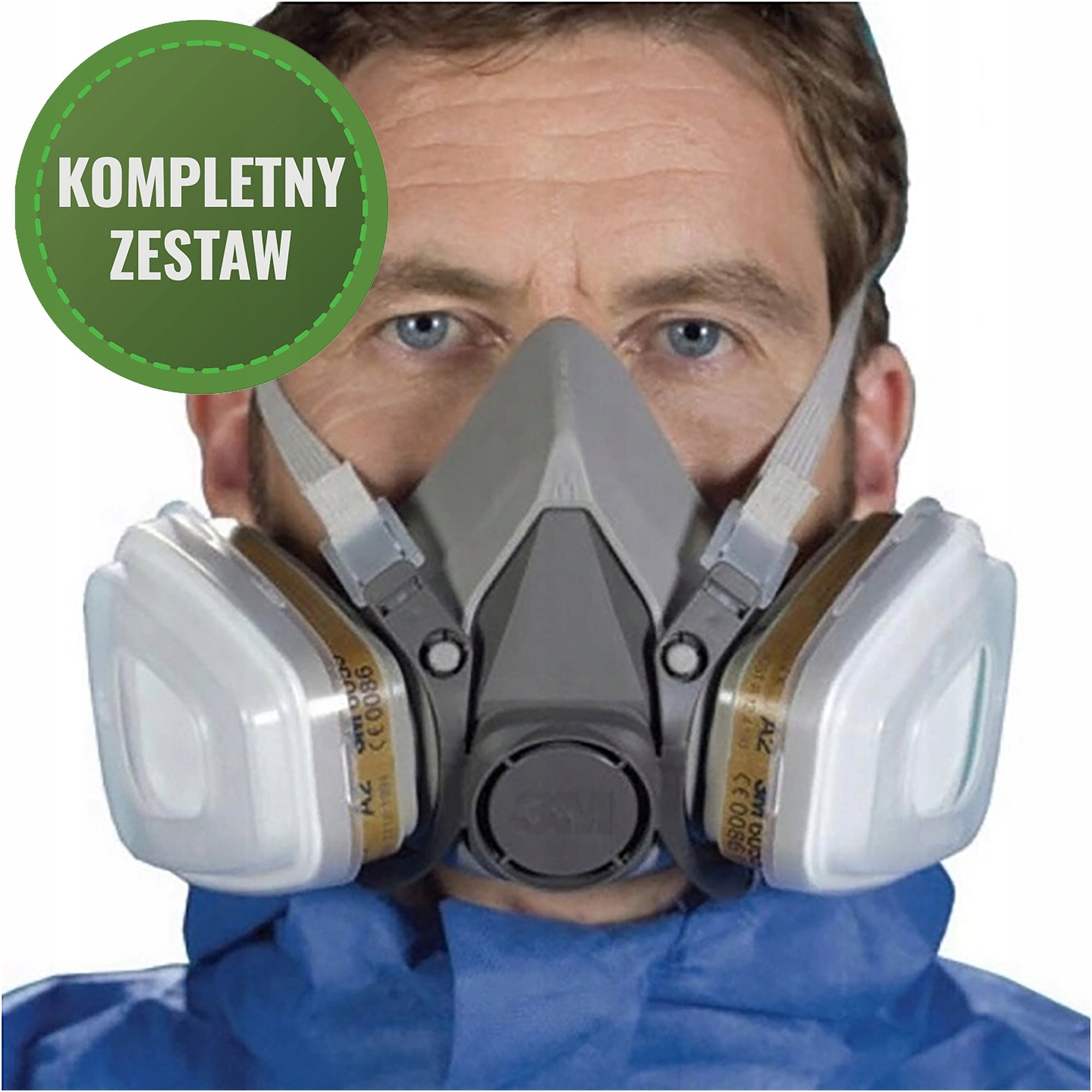Mask 3M 6200 Protective Half Mask Complete for Sprays Pesticides Herbicides
