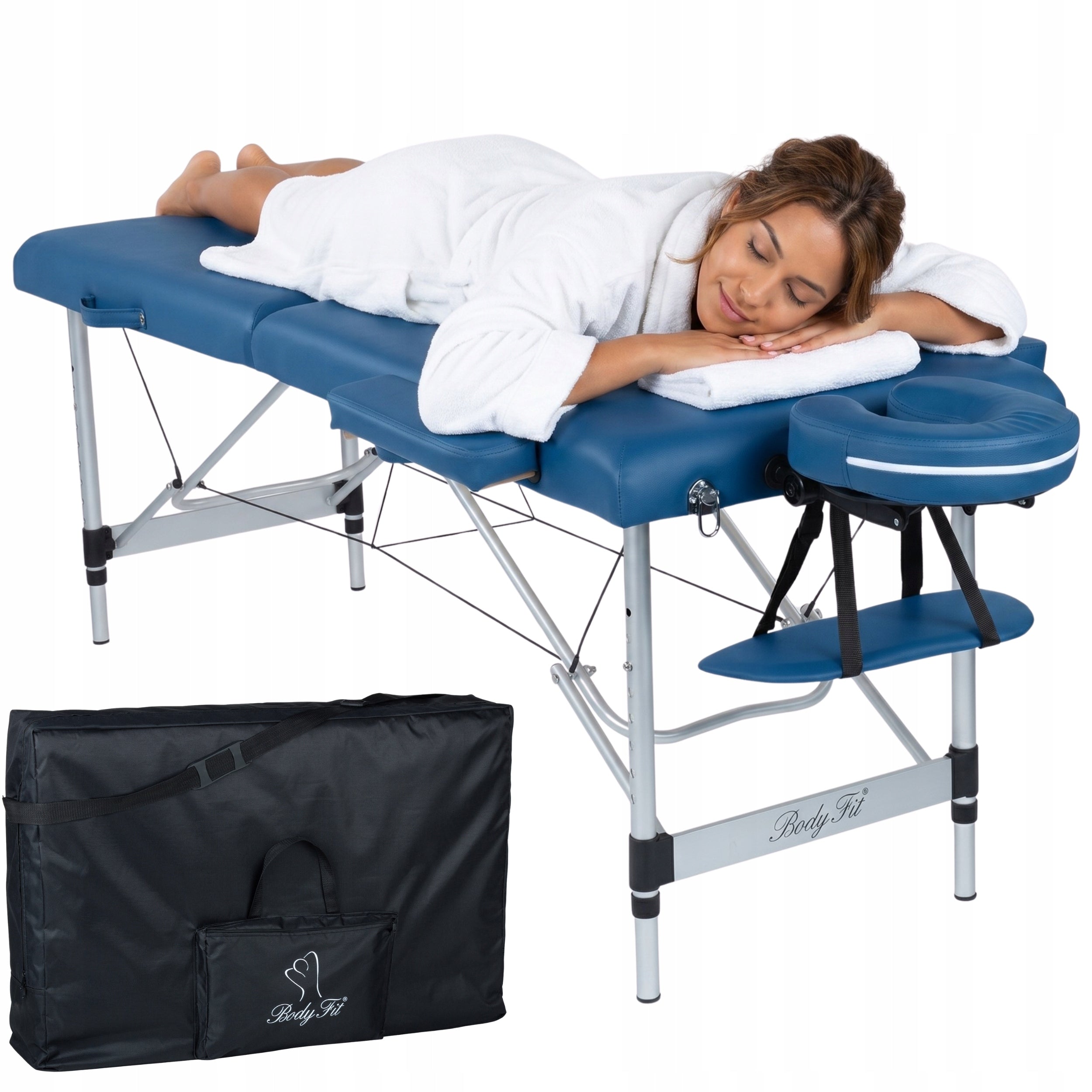 Massage Bed Folding Aluminum Cosmetic 2 Segment +Bag BODYFIT