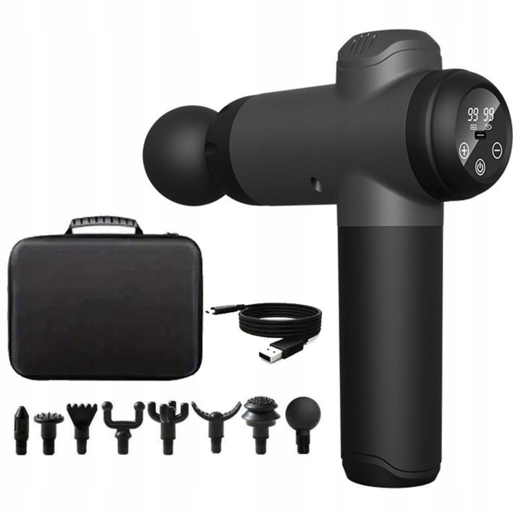 Massage Gun 8in1 Foot Back Massager 99 Levels