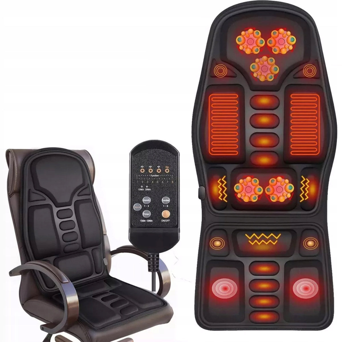 Massage Mat for Massage Back Body Massager Spine Neck for Armchair Packaging status original