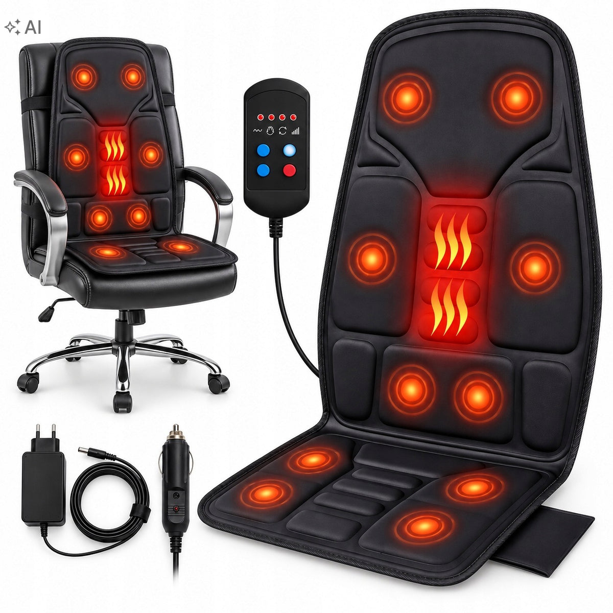 Massage Mat for Massage Back Body Massager Spine Neck for Armchair
