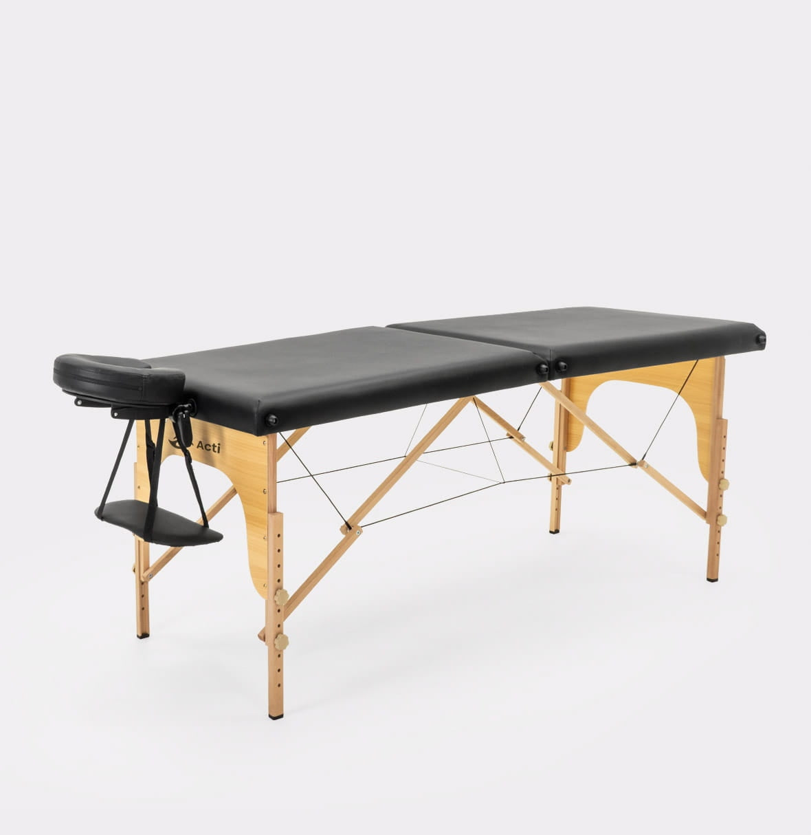Massage Table Bed Folding Portable Wooden Foam 5cm Cover Lightweight Packaging status original