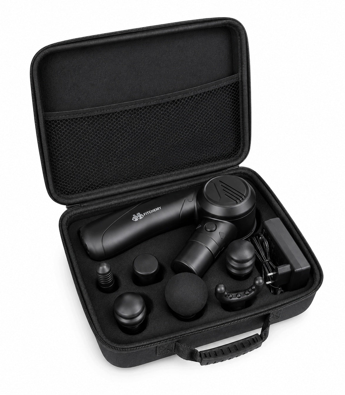 Massage gun 125 W with adjustable head 6 modes FITCHEMY Manufacturer code 5907381418422