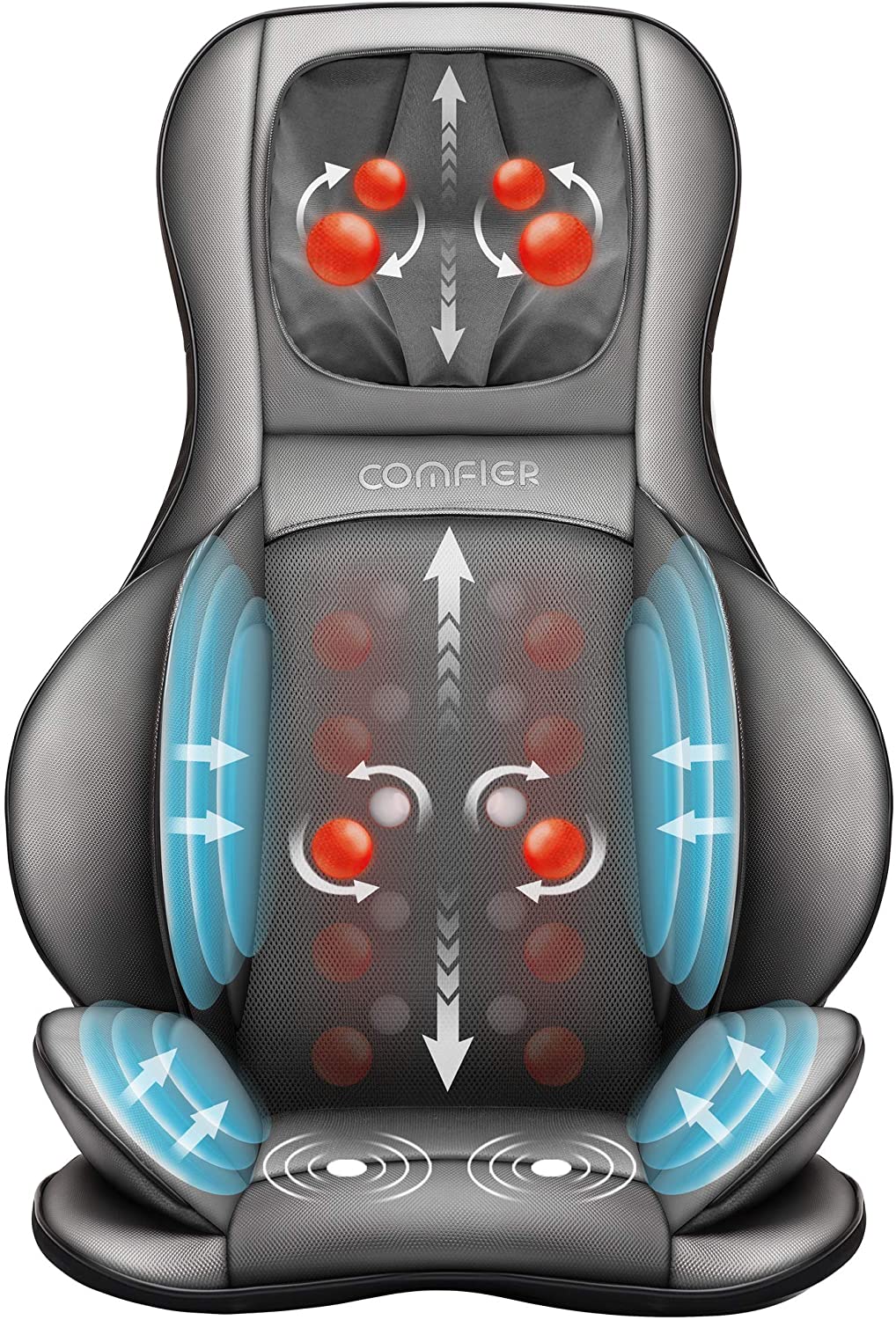 Massage mat Comfier CF-2307A shades of gray