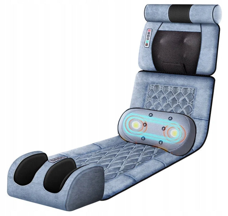 Massage mat LynkCust brown shiatsu 60 W with electric lumbar traction Manufacturer code materac Welur