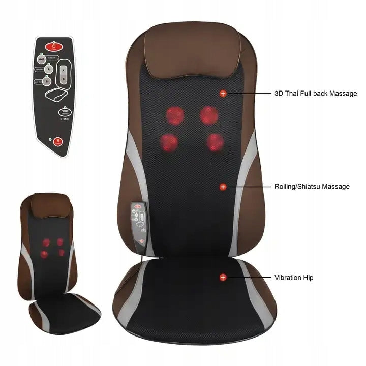Massage mat massager Shiatsu heating for home and car Gateway Packaging status original