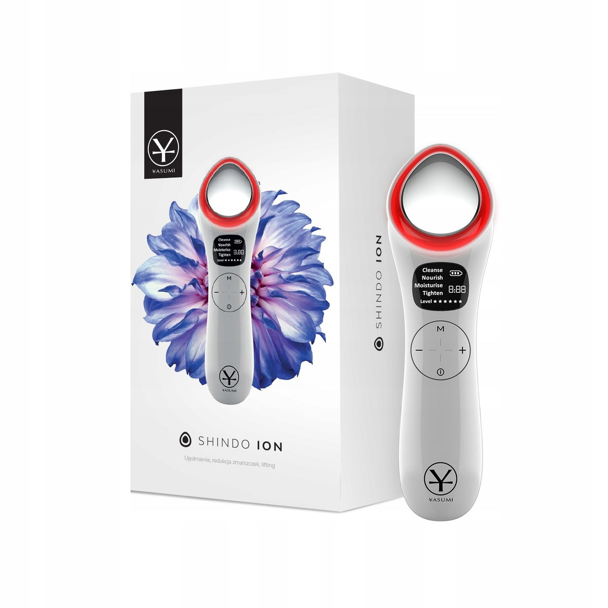 Massager 5in1 nutrition, phototherapy, sonophoresis - Shindo Ion