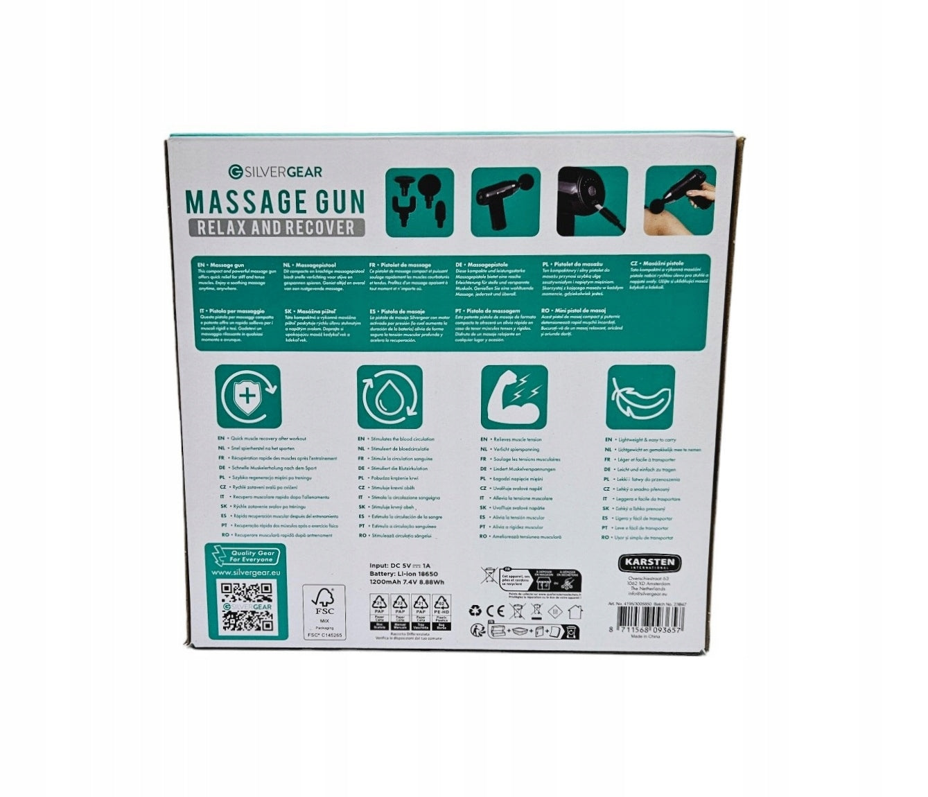 Massager SilverGear SG 24 W Brand SilverGear