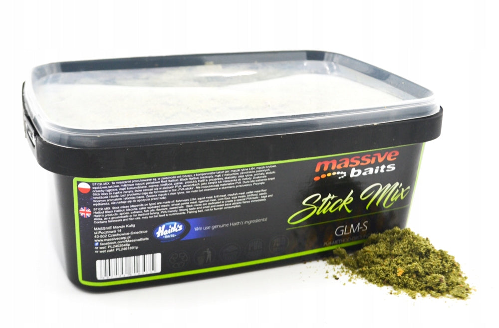 Massive Baits PVA Stick Mix Bait GLM-S 750g