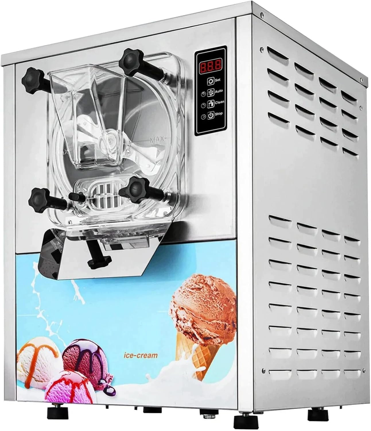 Maszyna do lodów twardych 16-20 l/h 1400 W 3 smaki Maszyna do lodów Packaging status original