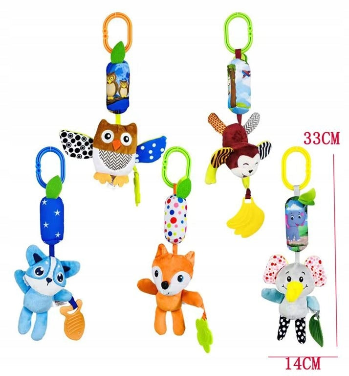 Material pendant animal colorful 33cm 5 designs to choose from