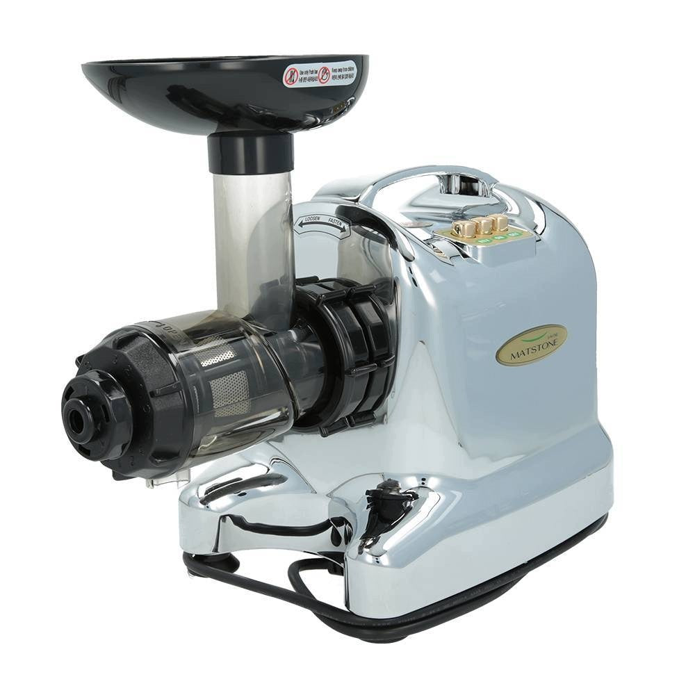 Matstone 6in1 Advanced chrome juicer, Ultem auger, 80 rpm