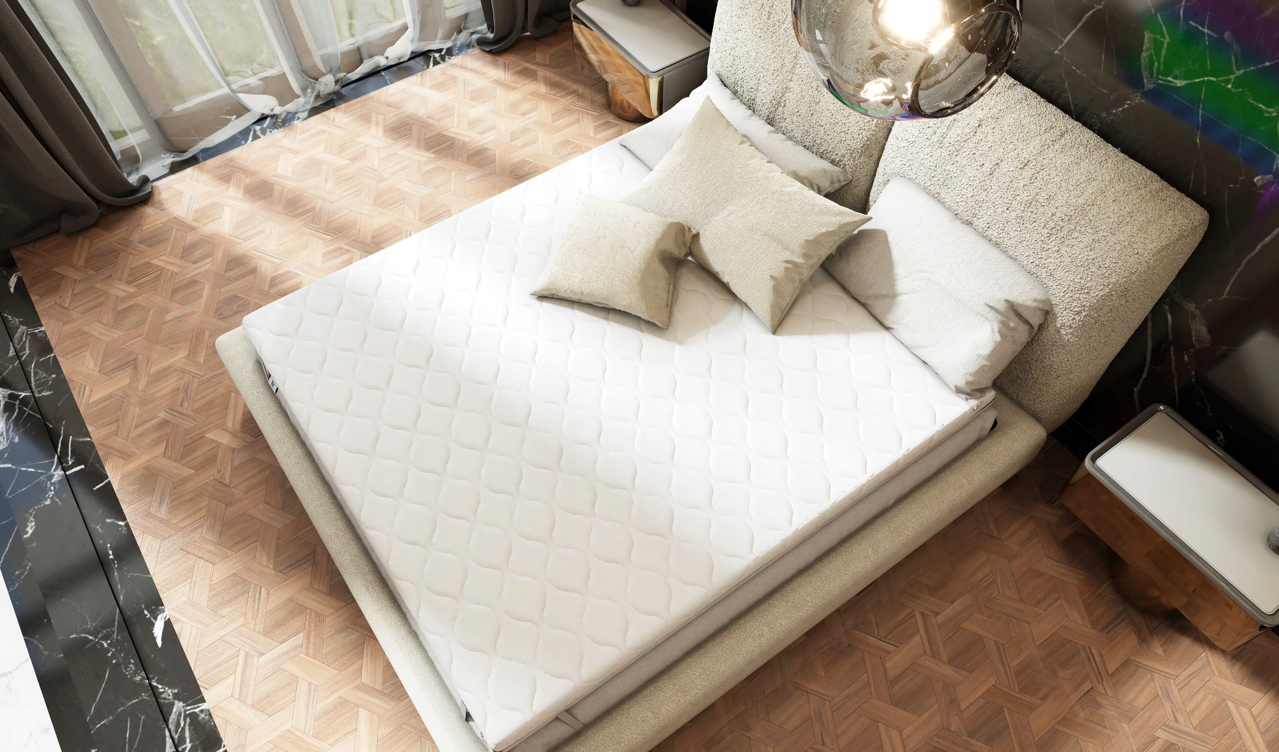 Mattress 120x200 topper Venerdi Black 7 cm topper H3 massage Manufacturer code VenerdiBlack120