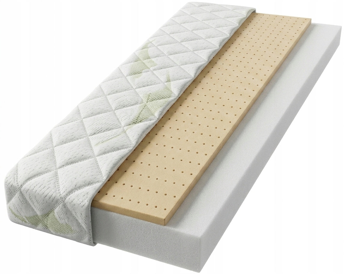Mattress 120x60 Latex Foam Aloe Vera for Cot Anti-Allergic Packaging status original