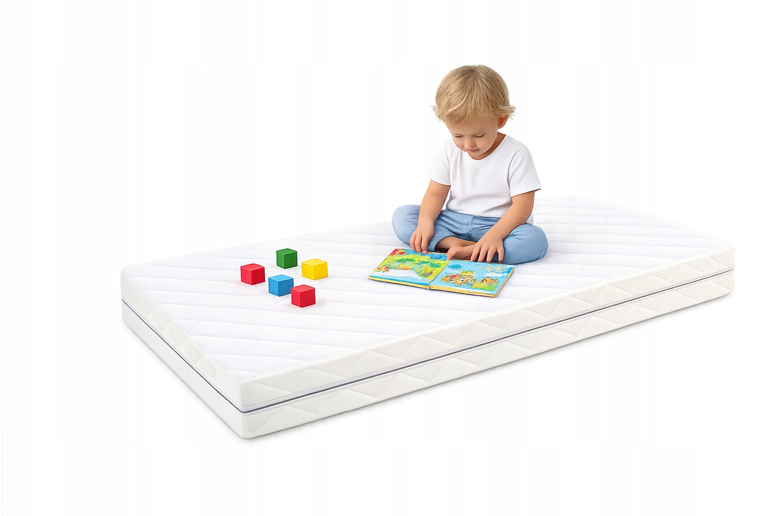 Mattress 120x60 for cot foam medium - hard children 60x120 cm