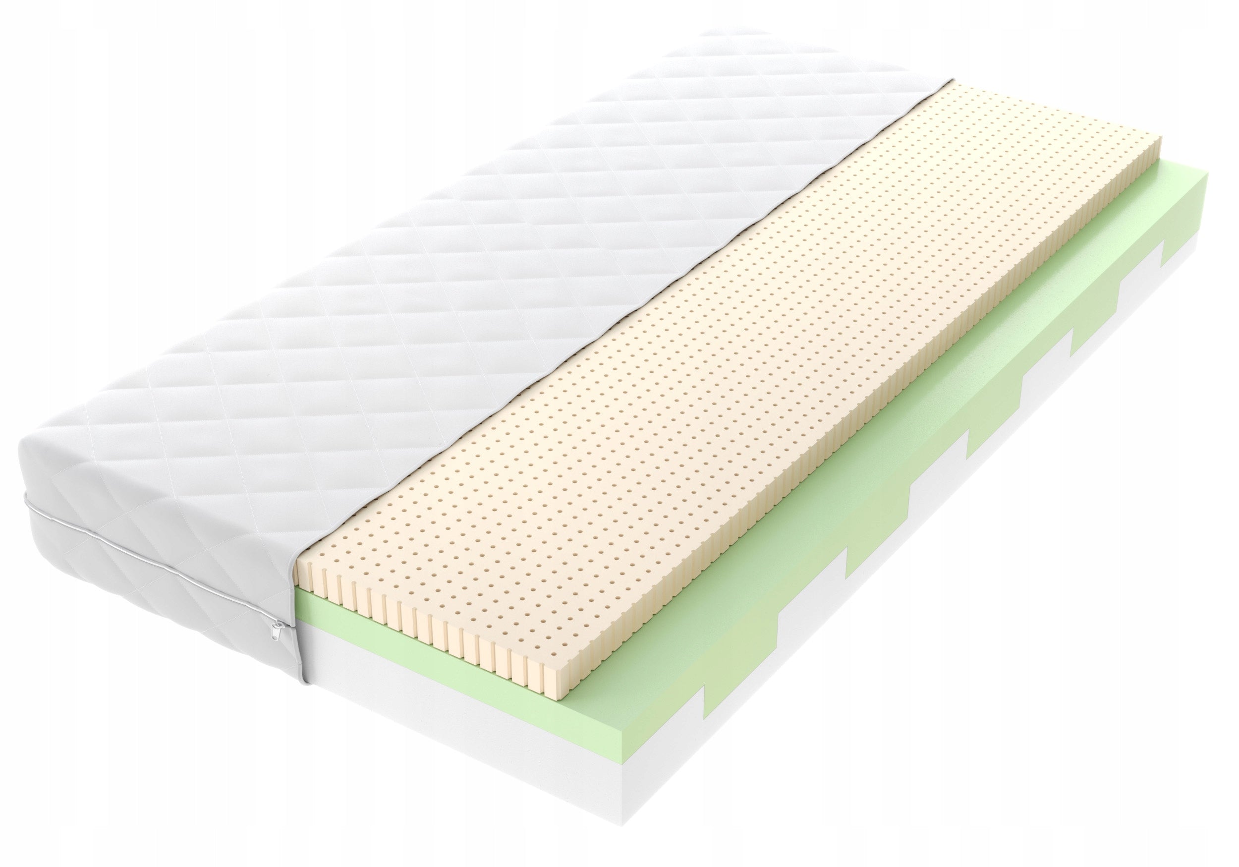 Mattress 90x180 polyurethane foam T25 zone latex BERRY