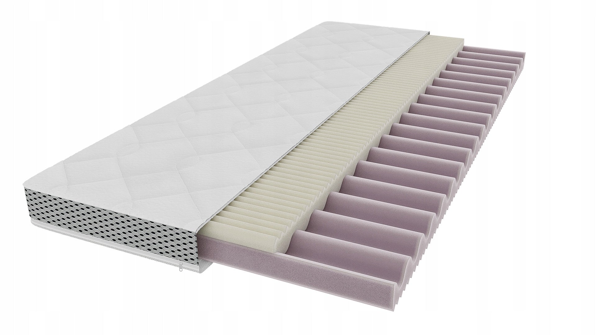 Mattress SATYSFACTION COMFORT PLUS 180x80x10 Foam Double Sided Breathable Medical device no
