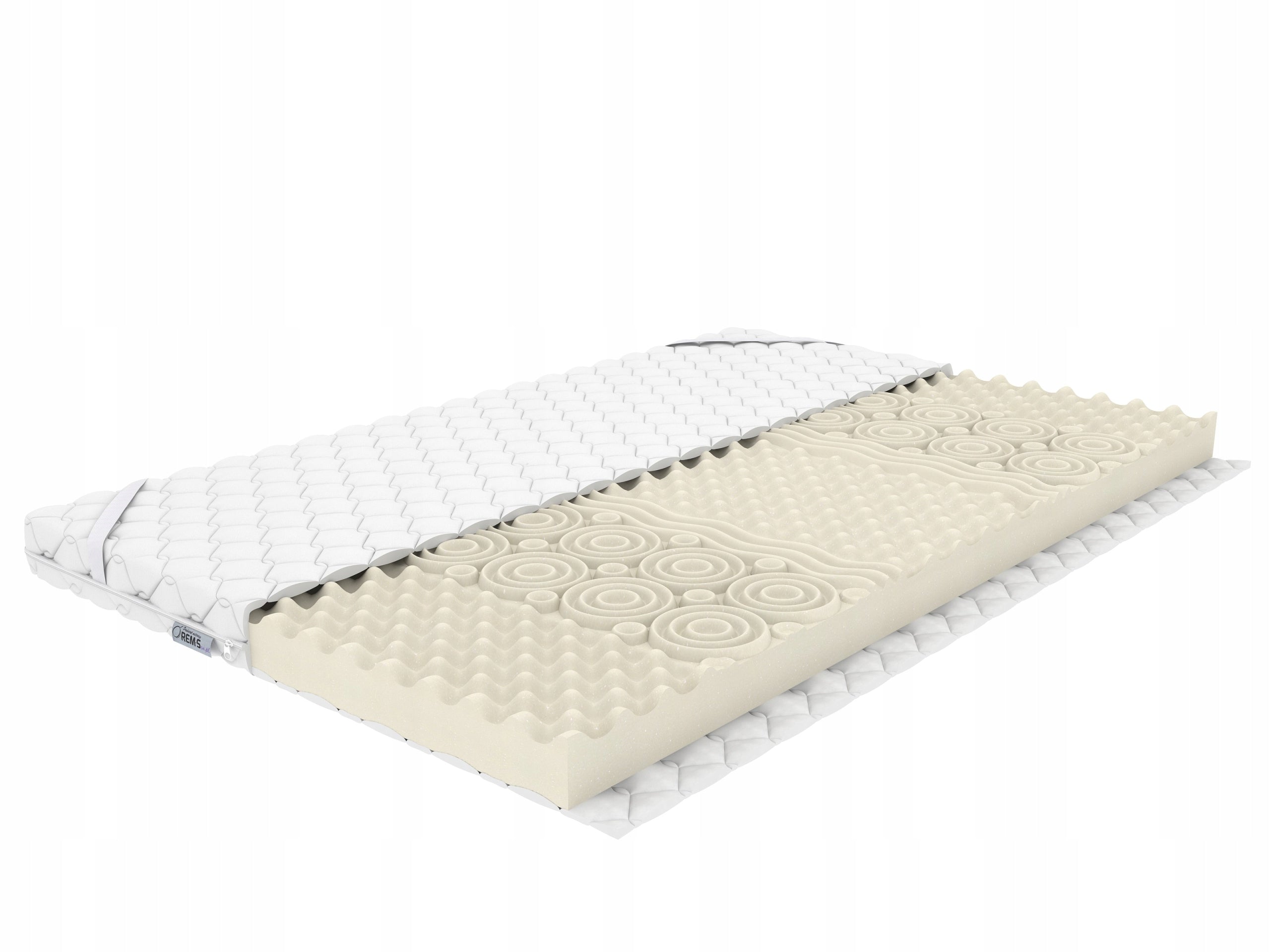 Mattress Topper Hard 90x200 7cm H4
