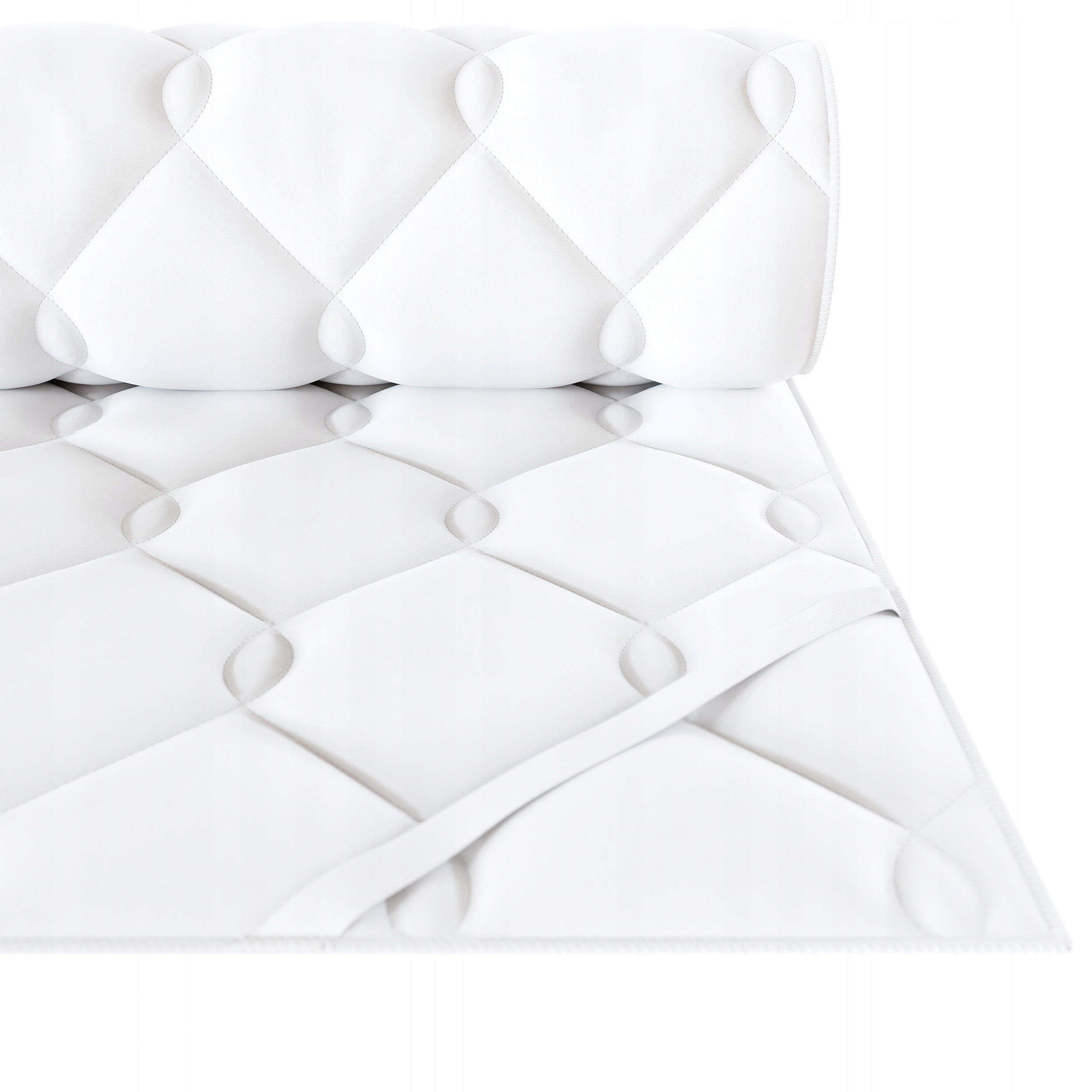 Mattress cover 160x200 topper with elastic band SABA Mattress length 200 cm