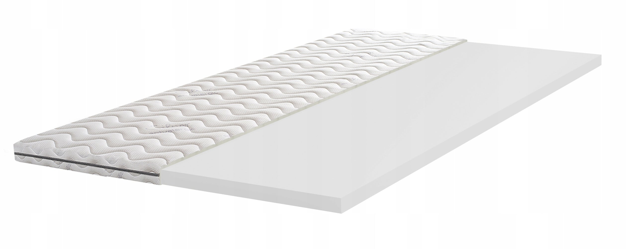 Mattress cover PUR Hard H4 topper 140x200 6cm Mattress length 200 cm