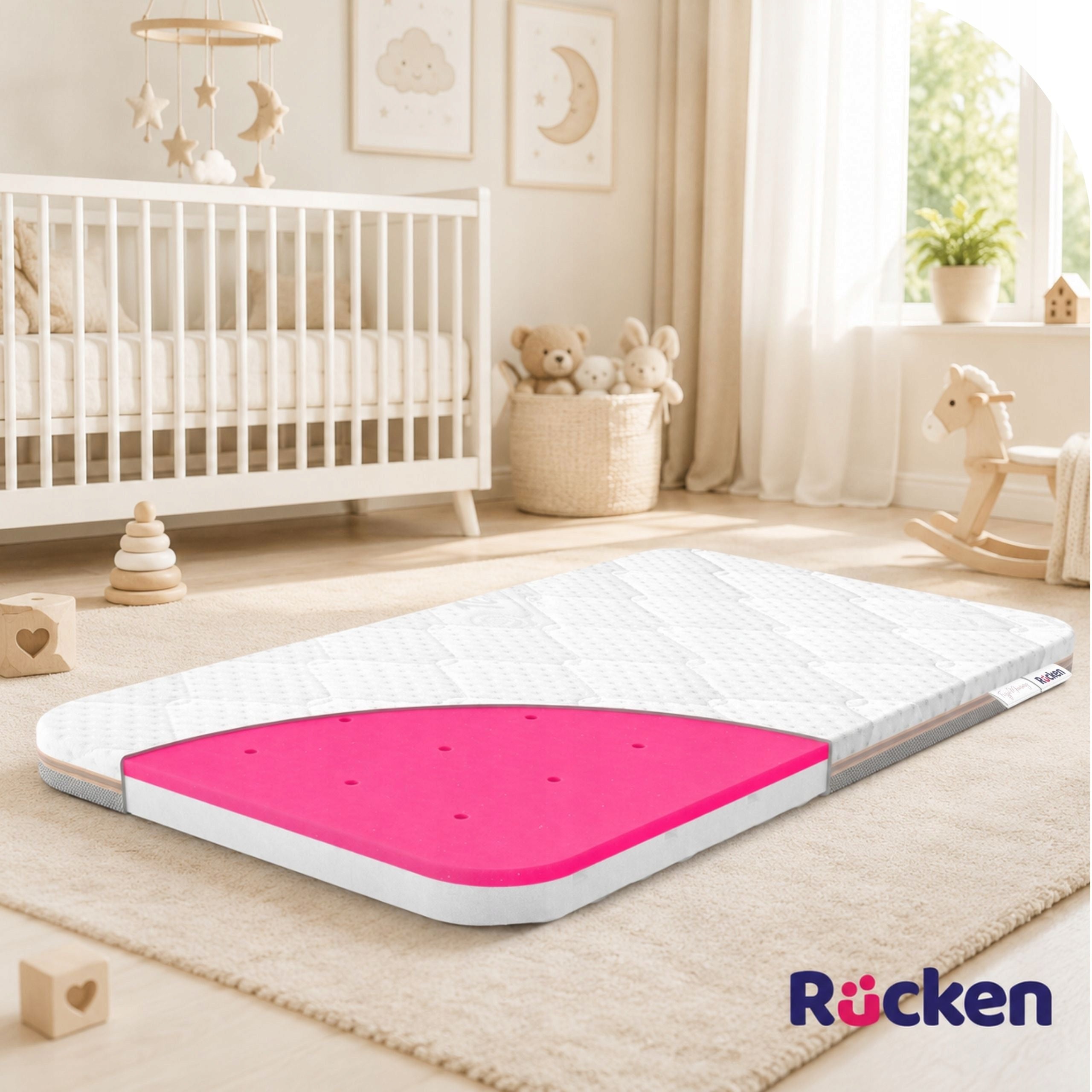 Mattress fits Chicco Next2Me 82x50 FizjoMommy Mattress for extra bed 82x50 Packaging status original