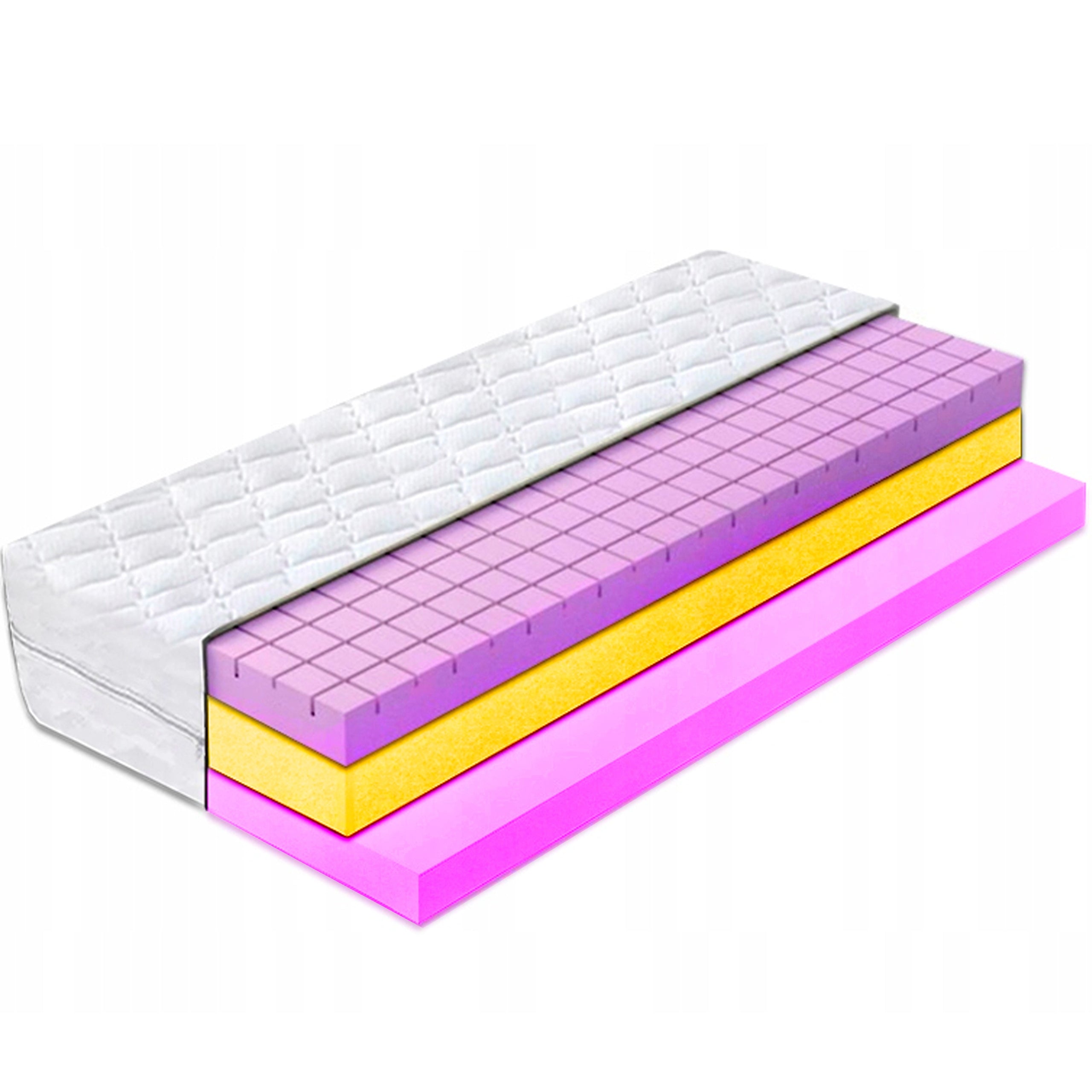 Mattress for children 90x200 hr breathable cube 18cm foam HR H3