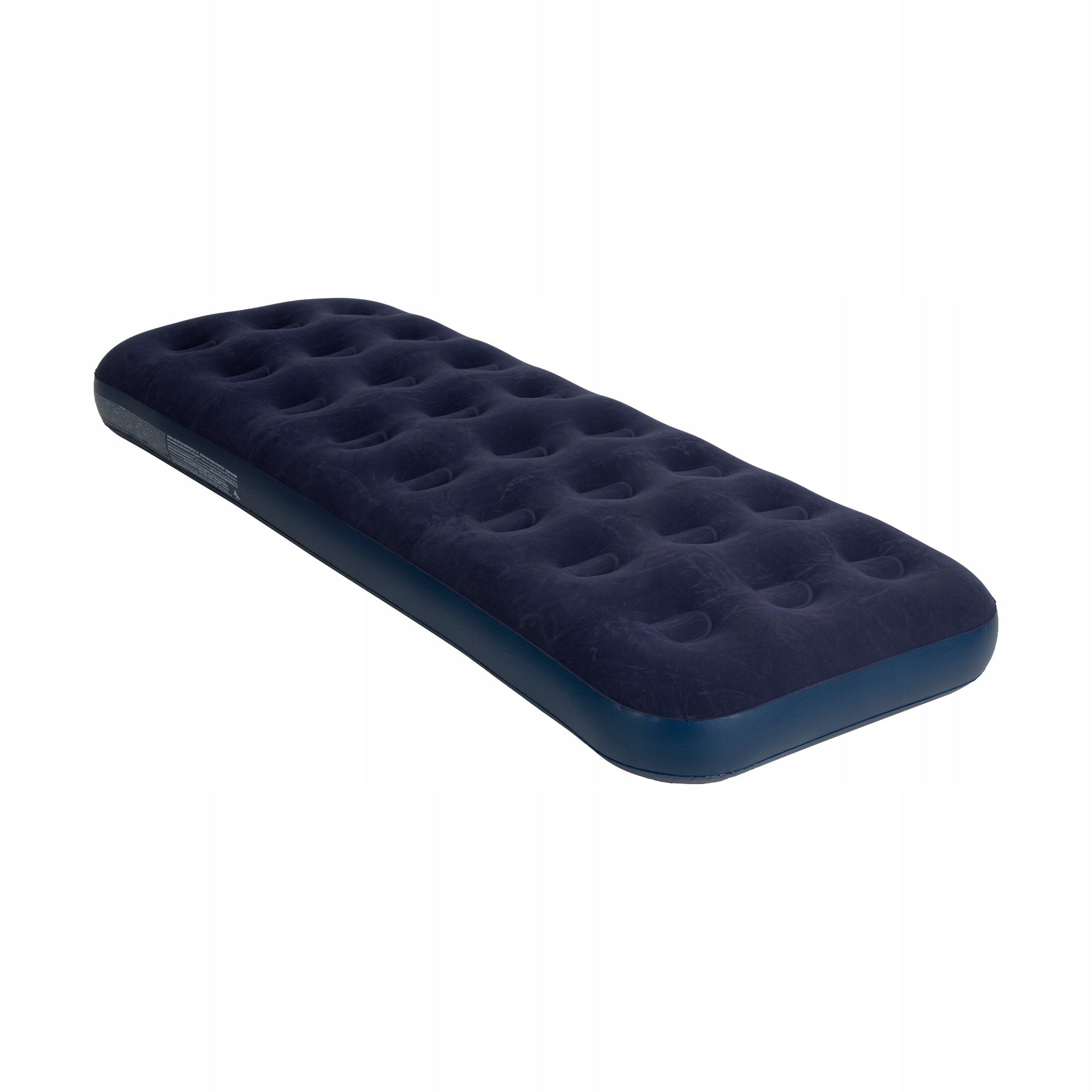 Mattress inflatable single bed velour set pump AVENLI 191x73x22