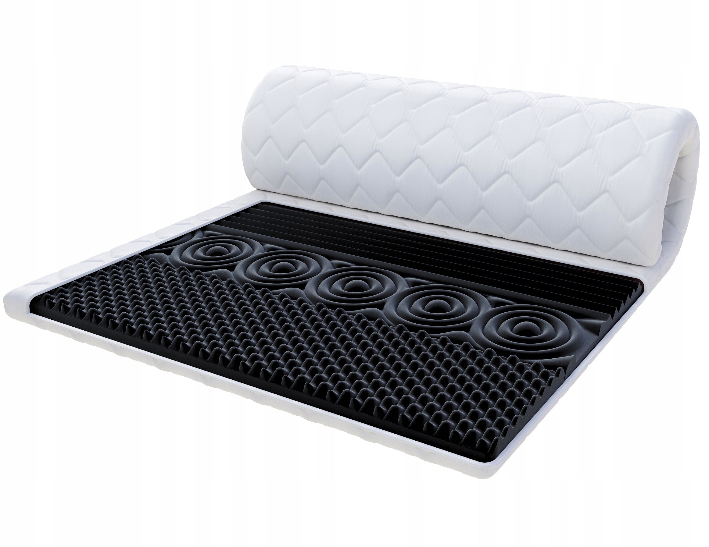 Mattress topper 80x200 UNICO massage topper 8cm