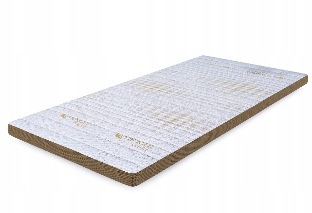 Mattress topper 90x200 4cm visco memory H2 TENCEL Night Without Pain Model tencel gold
