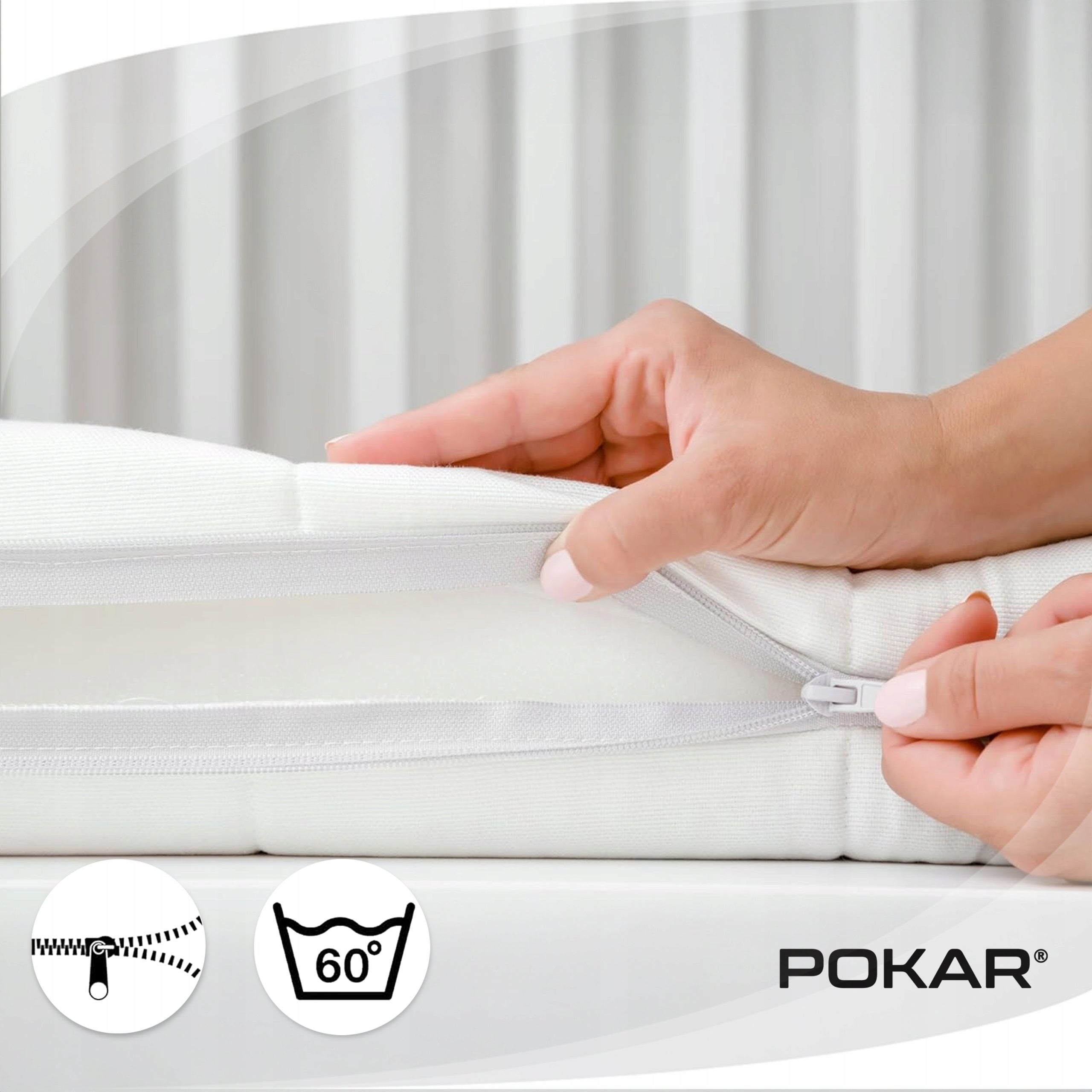 Mattress topper overlay H3 120x200x5cm Brand POKAR