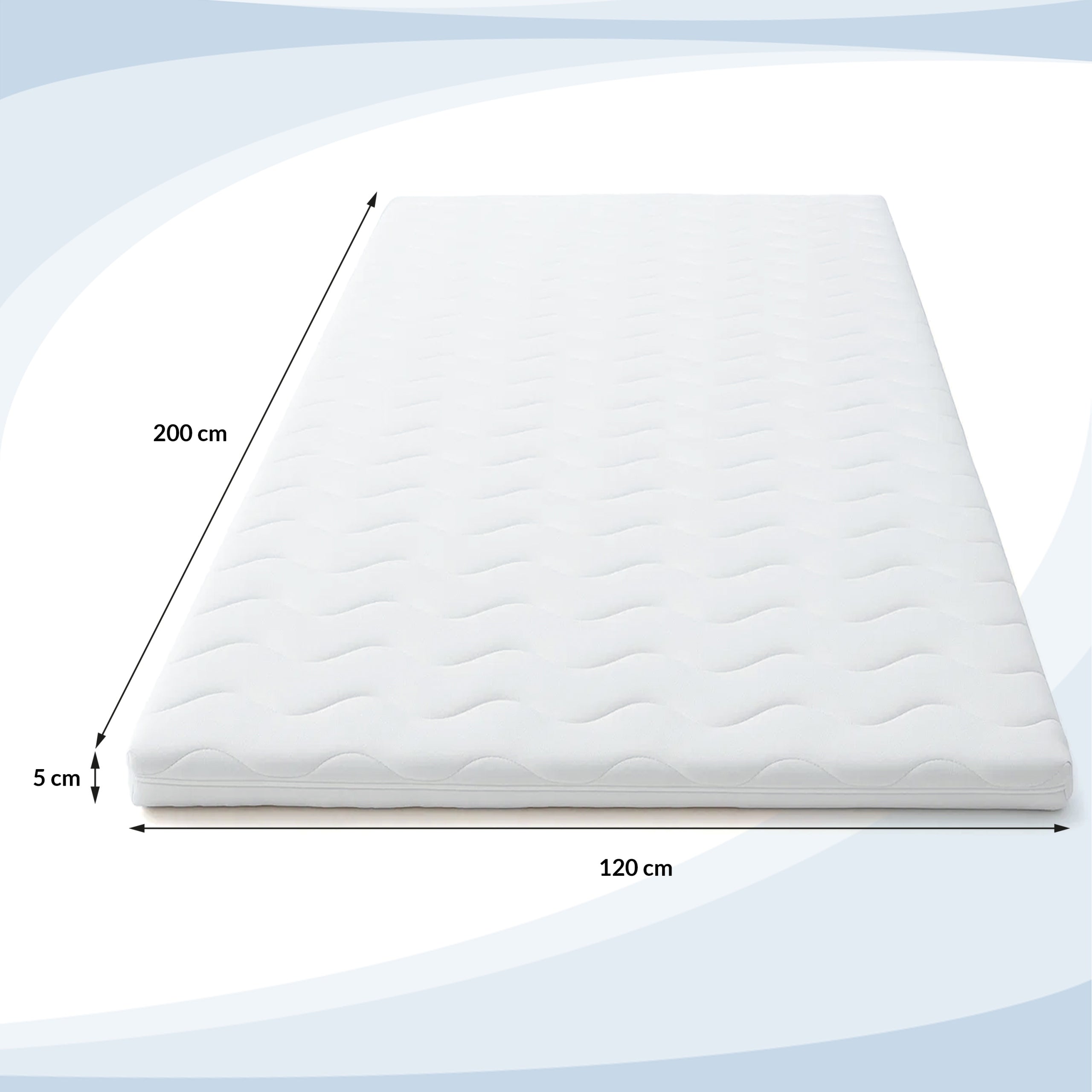Mattress topper overlay H3 120x200x5cm EAN (GTIN) 5903890807801