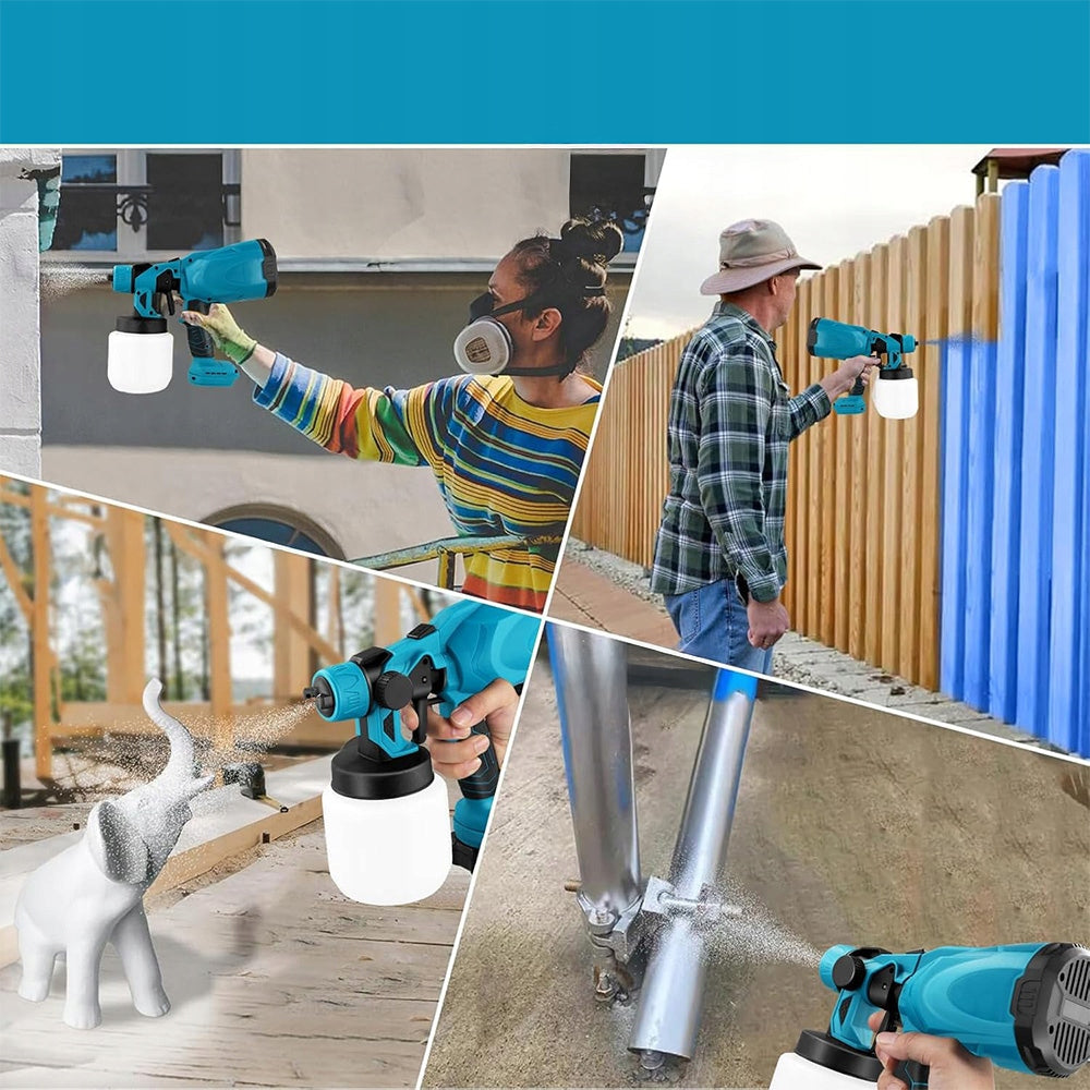 Mawiron 18V 3000mAh Cordless Paint Gun 2 x Battery Manufacturer code 6TL0589EU717