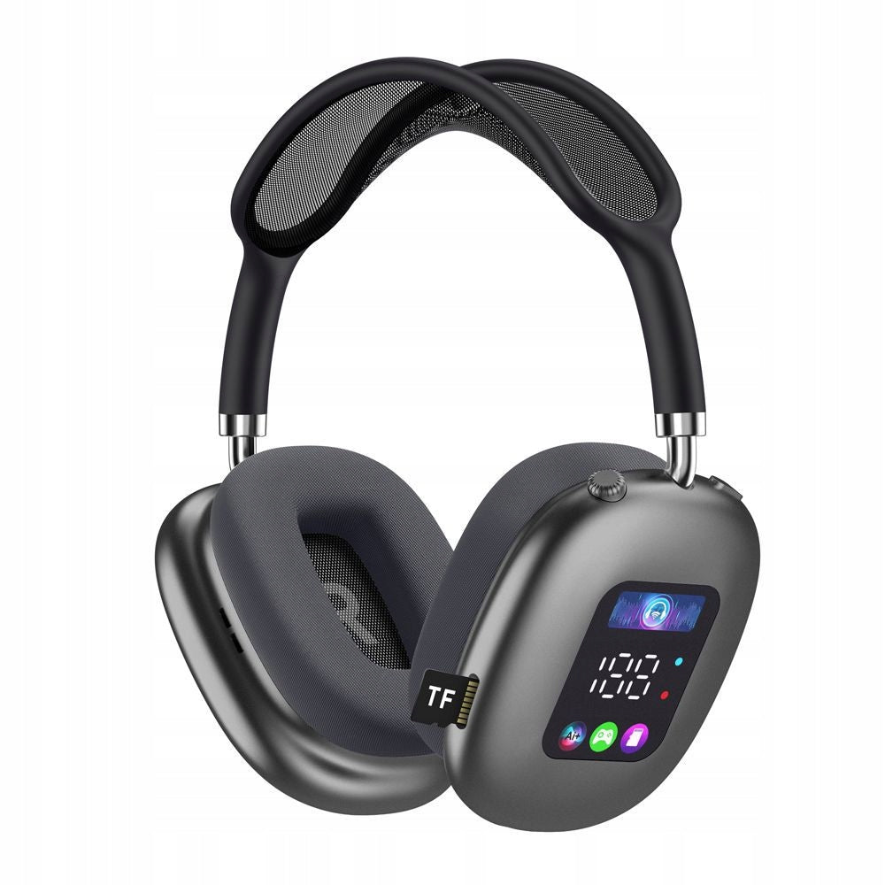Max600 Wireless On-Ear Headphones Czarny Packaging status original