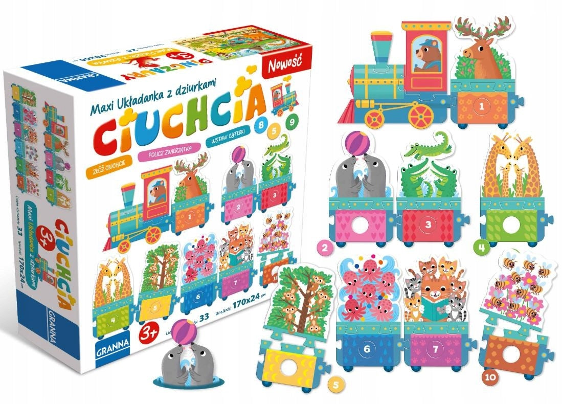 Maxi CIUCHCIA puzzle with numbers Granna